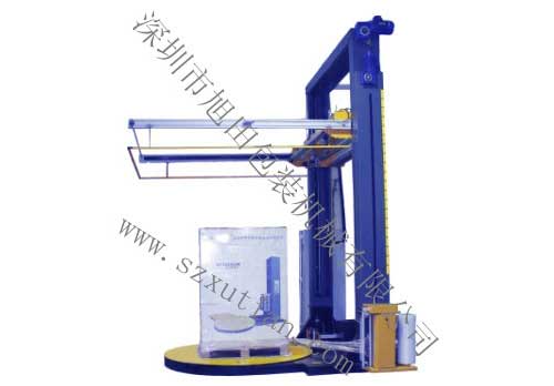 全自動(dòng)托盤式帶覆頂纏繞機(jī)